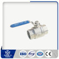 China manufacture thread industrial ball valve with handle